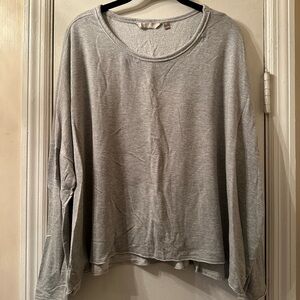 Athleta Heather Gray Long Sleeve Tee